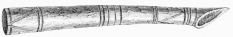 No. 7. Ornamented Ivory Tube, probably a Trojan Flute (8
M.).