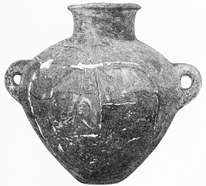 No. 104. A splendid Vase with Suspension-rings, from the
Lowest Stratum (15 M.).