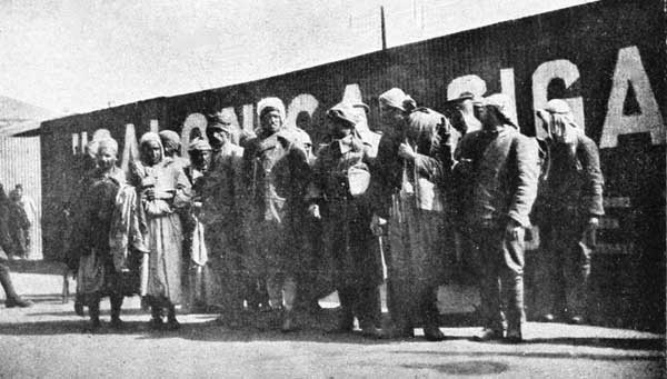 Turkish Prisoners captured on the Canal