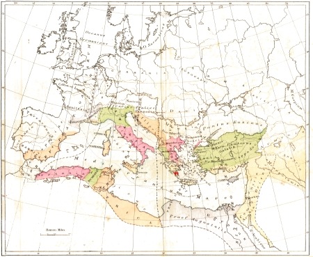 III MAP OF THE BASIN OF THE MEDITERRANEAN.