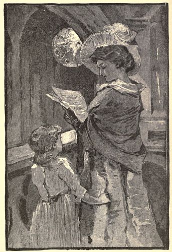 woman and little girl in choir loft