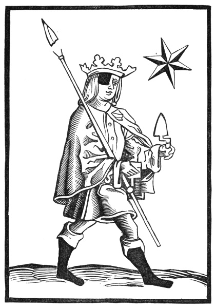 Man with crown on his head