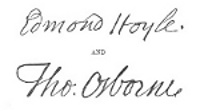 Signatures of Edmond Boyle and Thos. Osborne
