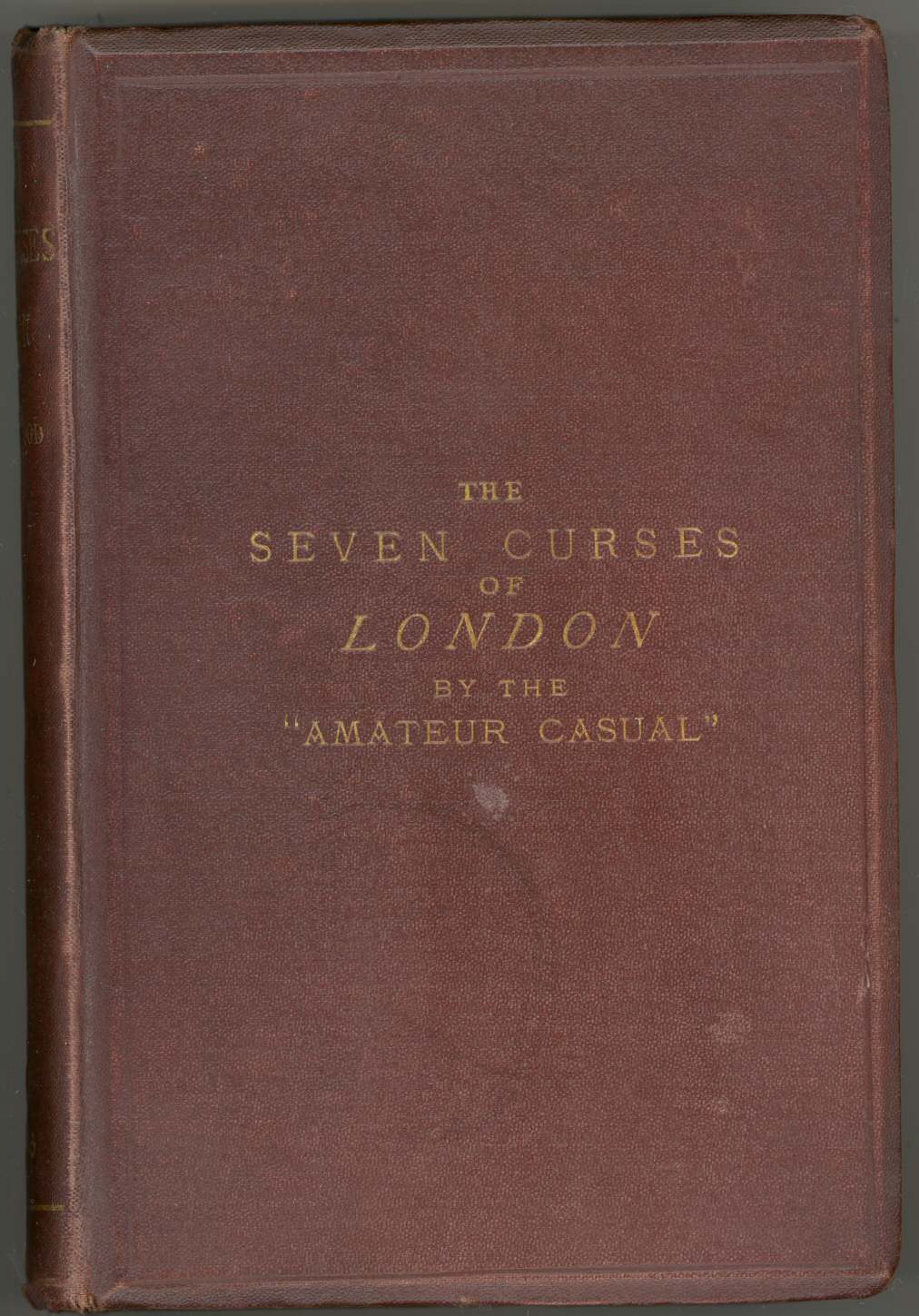The Seven Curses of London, by James Greenwood