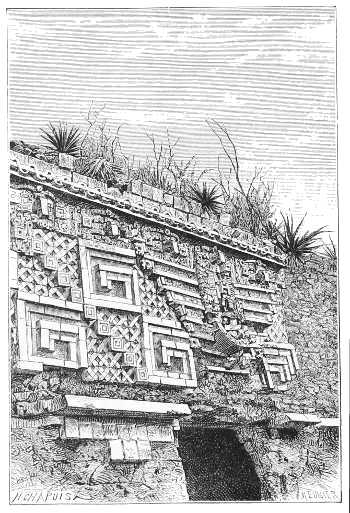 PORTION OF THE GOVERNOR’S PALACE, UXMAL.