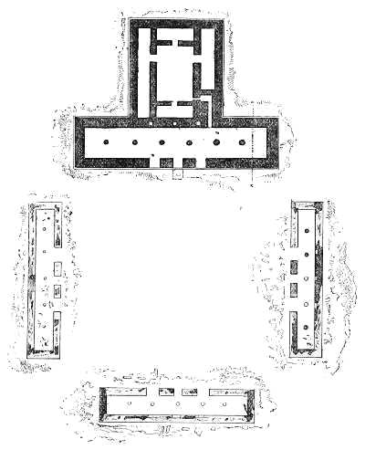 PLAN OF CHIEF PALACE OF MITLA.
