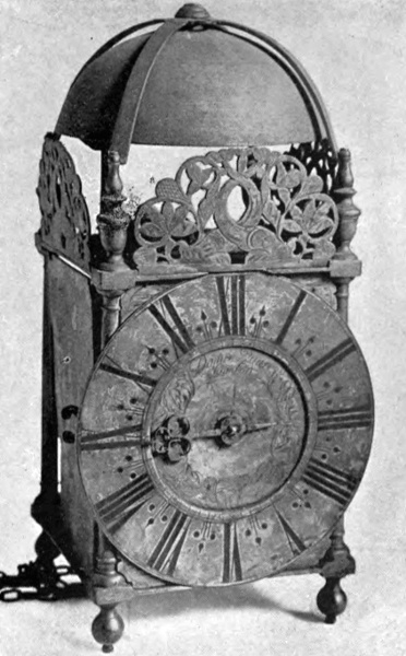 Brass Lantern Clock, With Single Hand