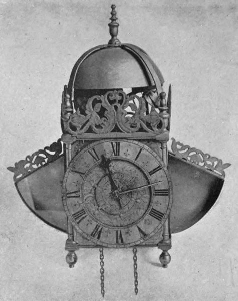 Brass Lantern Clock, With Two Hands