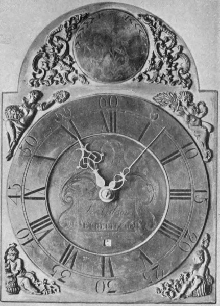 Dial of Long Pendulum Clock.