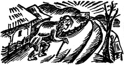 Abbildung: Johannes verl&auml;&szlig;t das Dorf