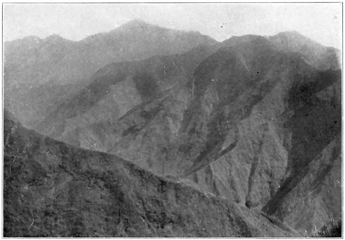 Fig. 1. Mount Amúyao, the first of the two sacred mountains of the Ifugaos: elevation, 9,270 feet (2,826 meters). (Photograph by Martin.)