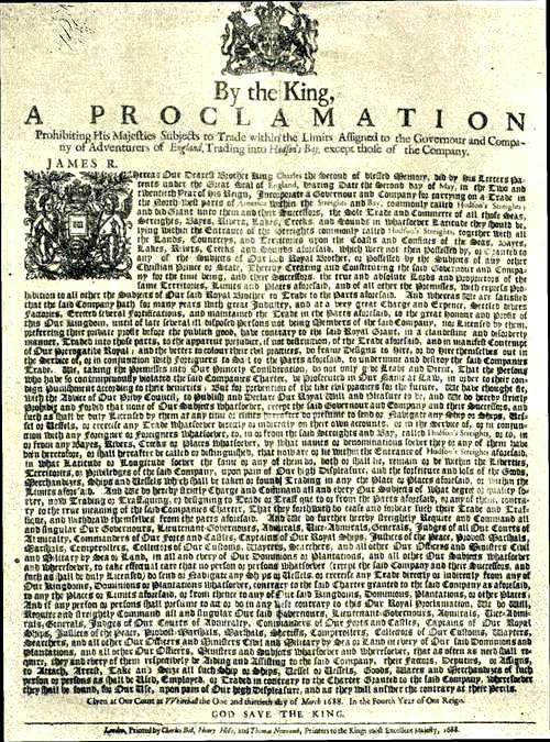 Proclamation of 1688
