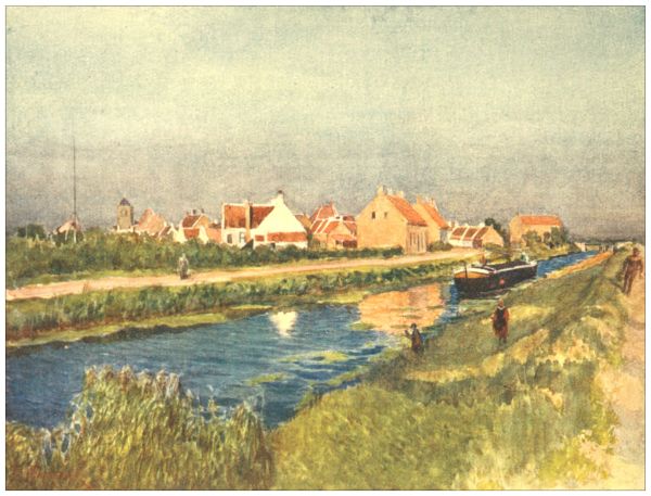 ADINKERQUE—
Village and Canal.