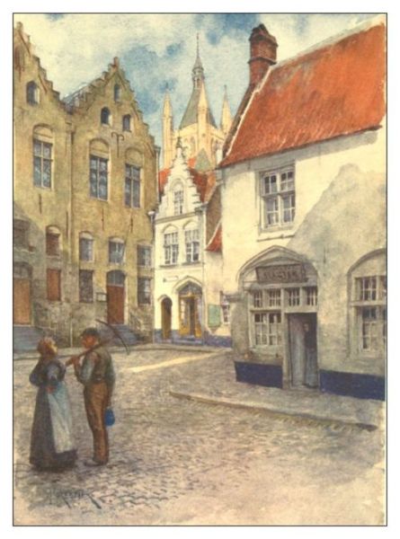 YPRES&mdash;
Place du Mus�e (showing Top Part of the Belfry).