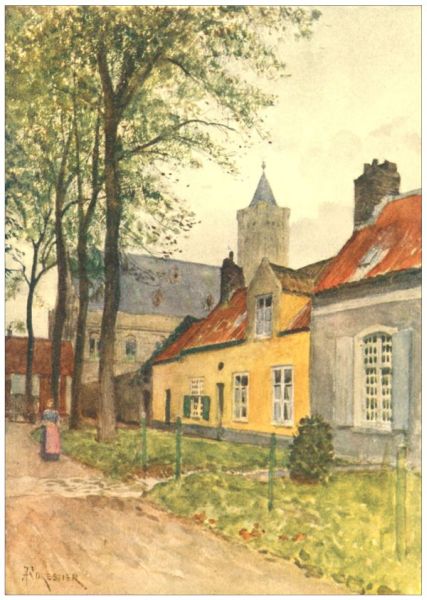 NIEUPORT&mdash;
Hall and Vicarage.