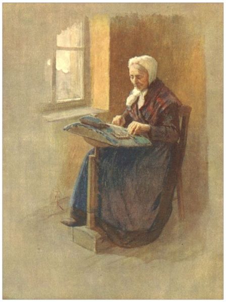 GHENT&mdash;An old lace-maker.