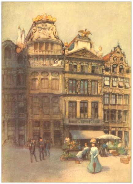 BRUSSELS&mdash;Old houses in the Grande Place.