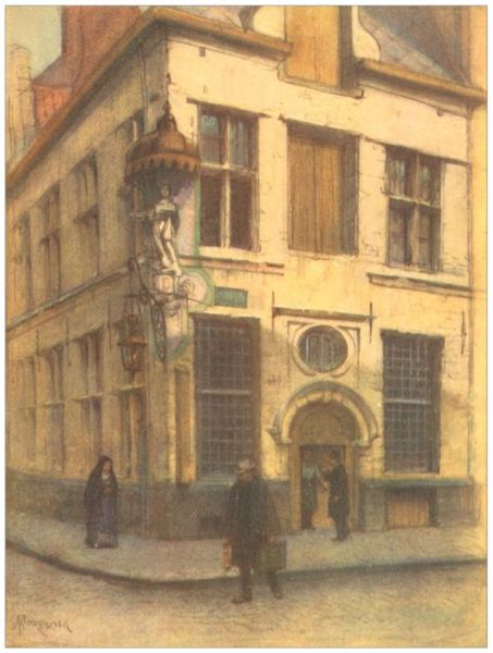 ANTWERP&mdash;Old houses in the Rue de l'Empereur.