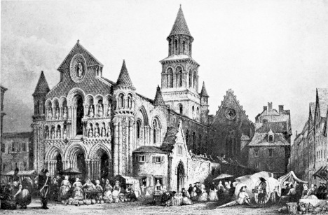 POITIERS.

THE CHURCH OF NOTRE DAME, 1845.