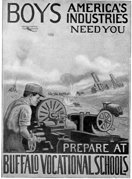 BOYS AMERICA'S INDUSTRIES NEED YOU
PREPARE AT BUFFALO VOCATIONAL SCHOOLS