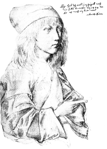 ALBERT DURER AS A BOY.

FROM A DRAWING BY HIMSELF AT THE AGE OF THIRTEEN