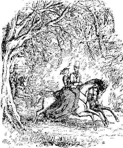 ***Image: Mr. Charles Larkyns out riding with Miss Mary Green, VG following at a distance***