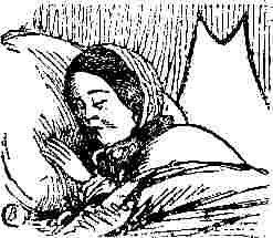***Image: Miss Morkin asleep in bed***