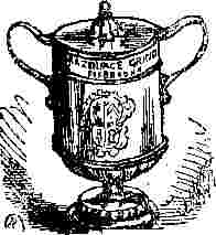***Image: Silver cup engraved 'Brazenoze Grind. - Fosbrooke'***