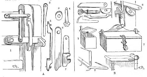wooden latches