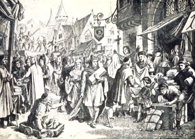 A FAIR IN CHAMPAGNE IN THE THIRTEENTH CENTURY