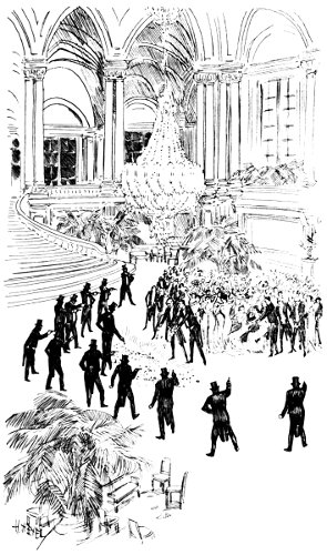 “On the floor at Melun's feet there slowly grew a glittering
pile of jewels”