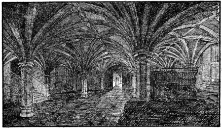 THE CRYPT OF THE GUILDHALL.