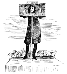 Oates in the pillory.
