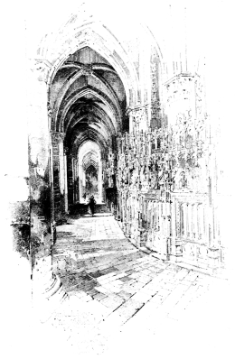 Ambulatory, Chartres Cathedral.
Facing Page 203;