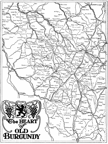 Map
The HEART
of
OLD
Burgundy