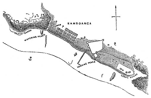 Chart of Zamboanga.