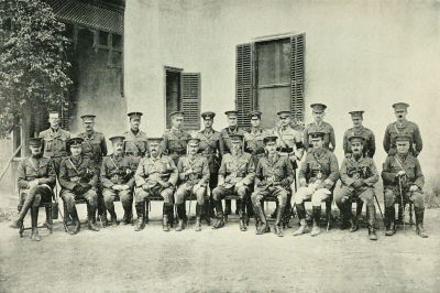 THE STAFF OF THE FIRST AUSTRALIAN DIVISION AT MENA CAMP