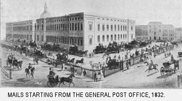The Mails starting from the General Post Office, 1832