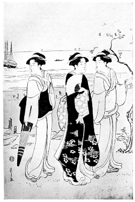 YEISHI: THREE LADIES BY THE SEASHORE.