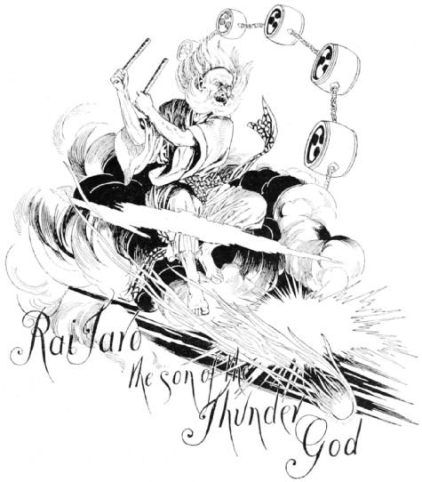 Decorative title - Rai-Taro, the Son of the Thunder-God