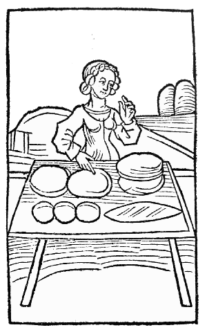 Text-fig. 15. “Panis” = Bread [Ortus Sanitatis,
Mainz, 1491].