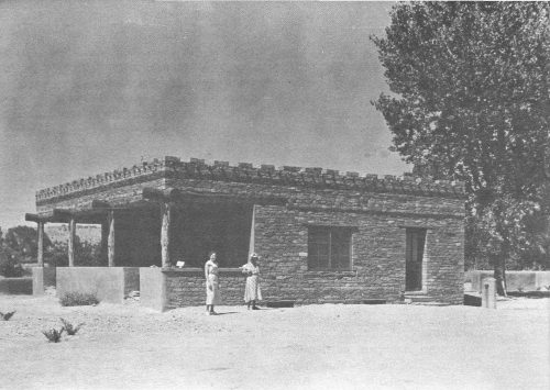 The Earl Morris house about 1933; today the Aztec Ruins Visitor Center.