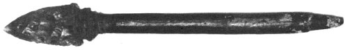 Spear point and foreshaft. Length 8&Prime;.