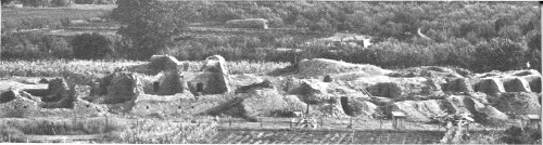 Aztec Ruins during excavations of the 1920&rsquo;s.
