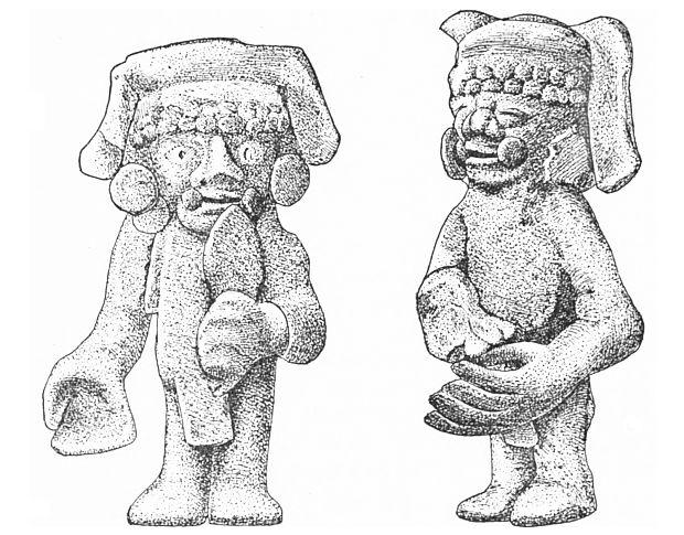 Fig. 16. Figurines from Mound No. 1.