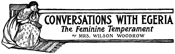 Conversations With Egeria, by Mrs. Wilson Woodrow