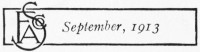 September, 1913