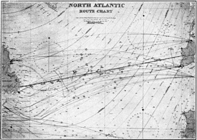 Chart of the North Atlantic