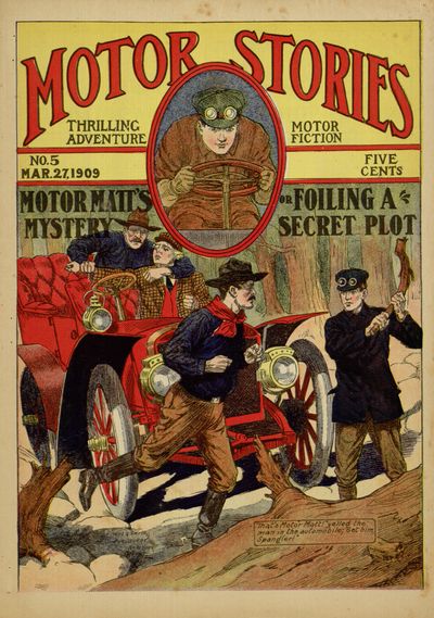 "That's Motor Matt!" yelled the
man in the automobile, "Get him,
Spangler!"