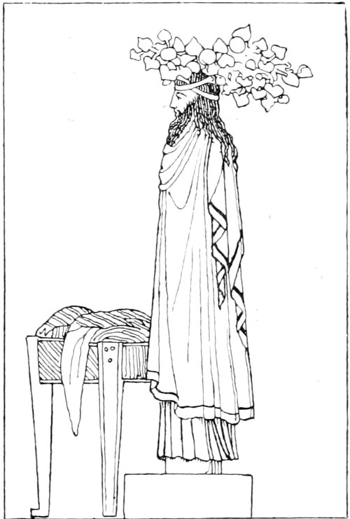 Fig. 13.—Fruit-tree dressed as Dionysus.(Bötticher, Fig. 44.)
